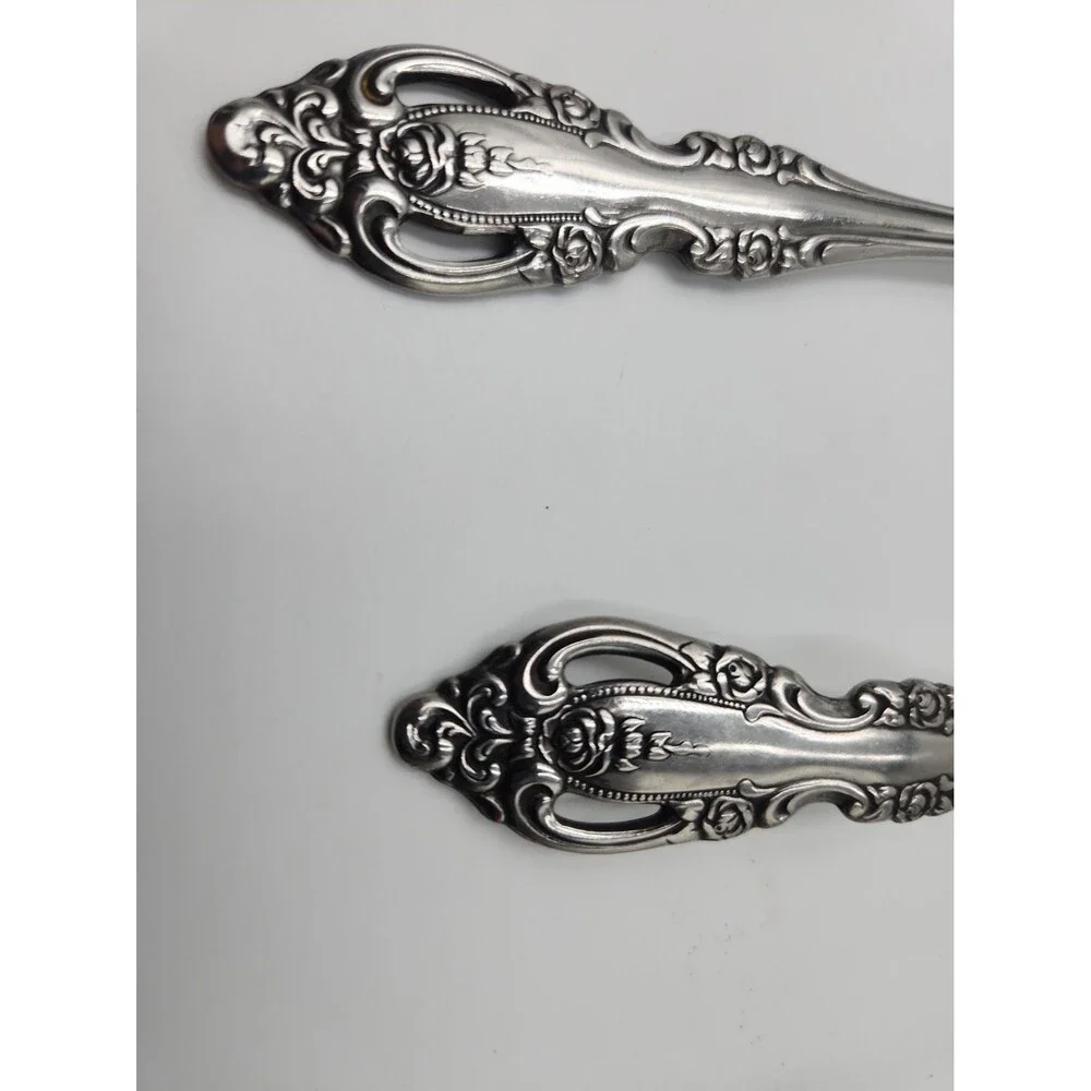 Oneida Community Brahms 8 Piece Hostess Set Serving Stainless Steel Flatware